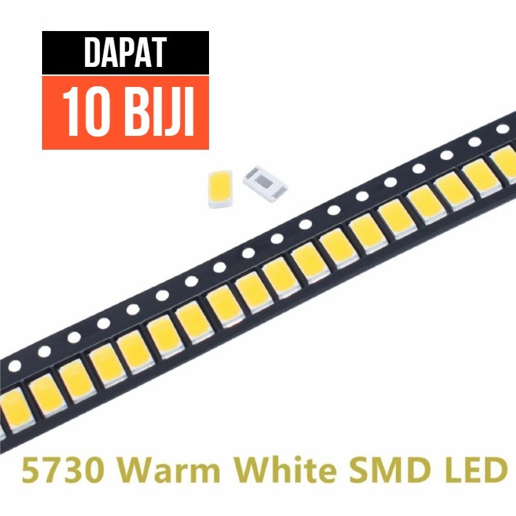 SMD LED 5730 Putih Hangat Warm White 0.5W