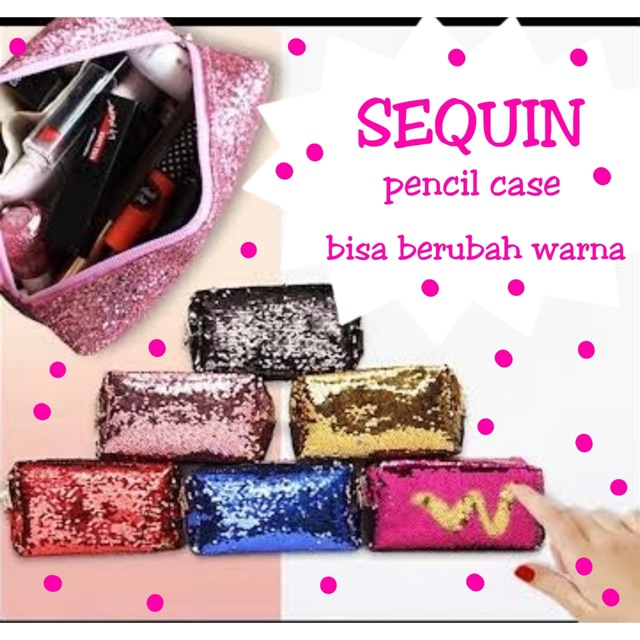 

Tempat pensil sequin