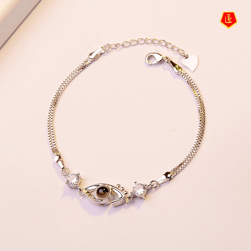 [Ready Stock]Women's Creative 925 Silver Bracelet