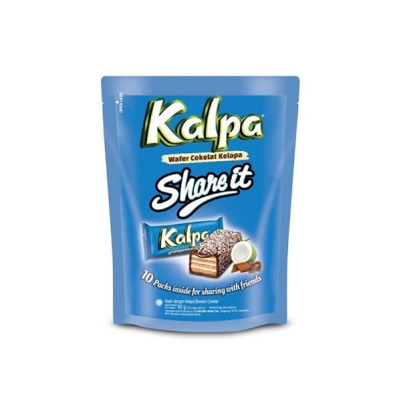 

KALPA Share It Wafer Coconut Chocolate 90gr - KALPA Wafer Cokelat Kelapa (10 x 9gr)