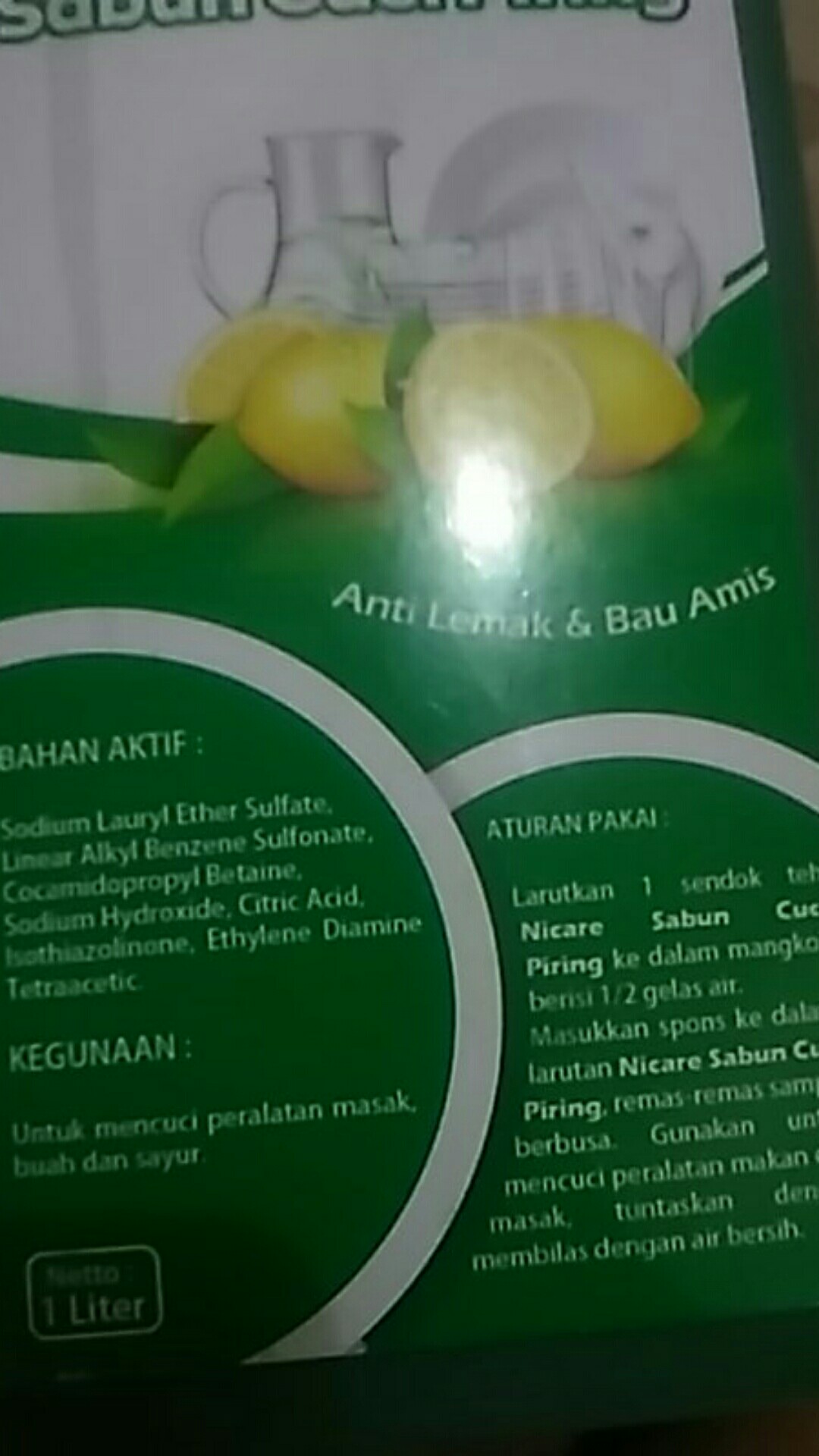 Sabun Cuci Piring 1 Liter