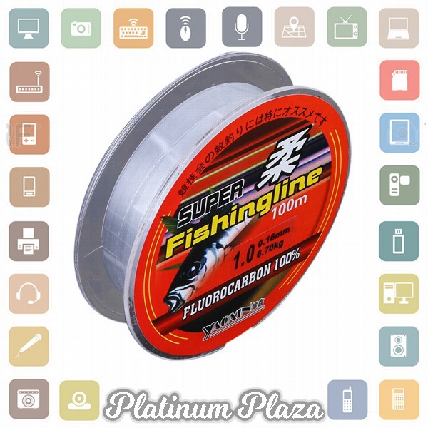 YAOXIN Super Fishingline Senar Tali Pancing Fluorocarbon Line 4.0 - OY0068 - Transparent`25OFTA-