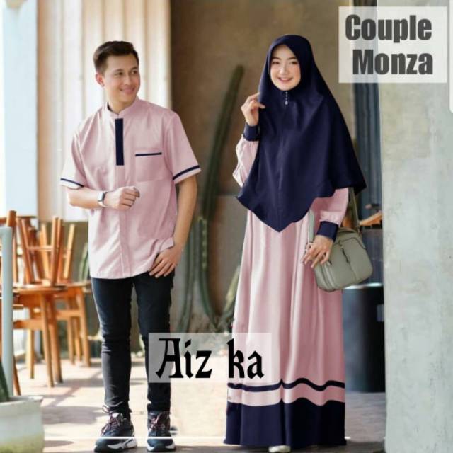 COUPLE MONZA ,COUPLE GAMIS SYARI KOKO KURTA