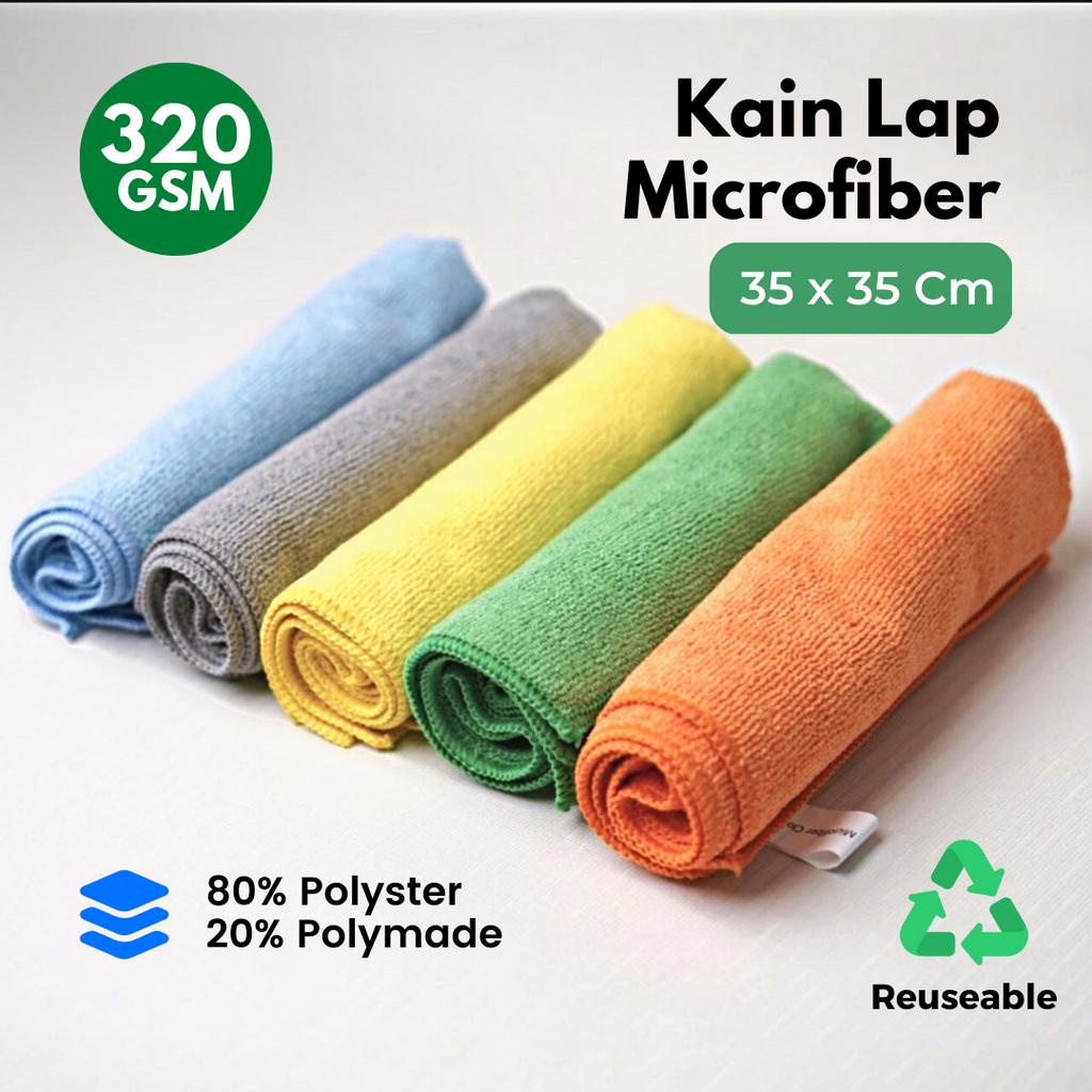 KAIN LAP MOBIL MICROFIBER 40X40 KAIN LAP SEBAB GUNA MICROFIBER 40X40