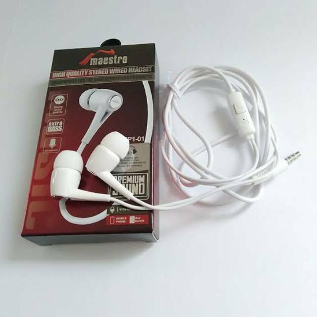HEADSET EARPHONE MAESTRO