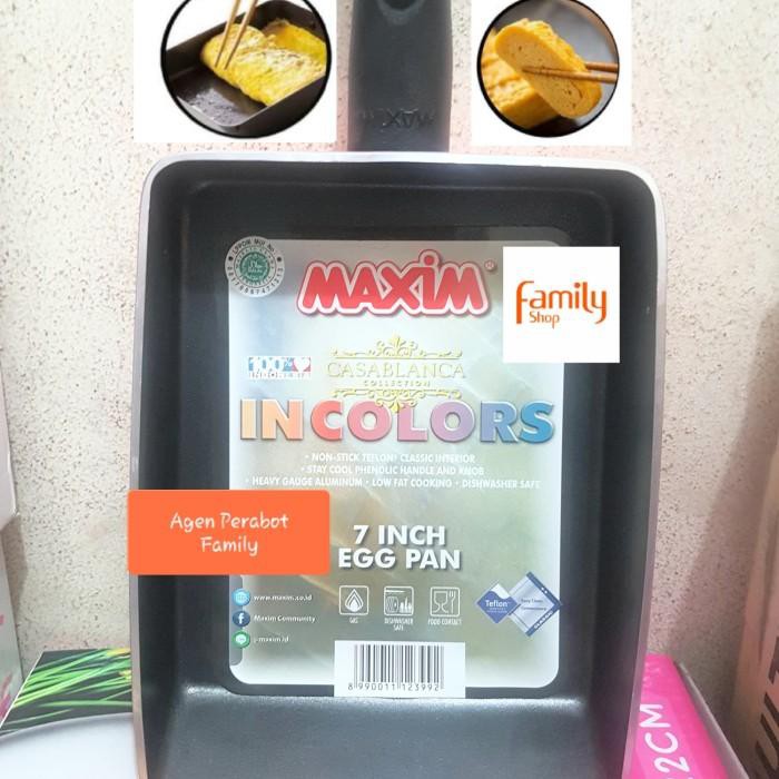 Teflon Maxim Casablanca Egg Pan Kotak Tamagoyaki Maspion 7In