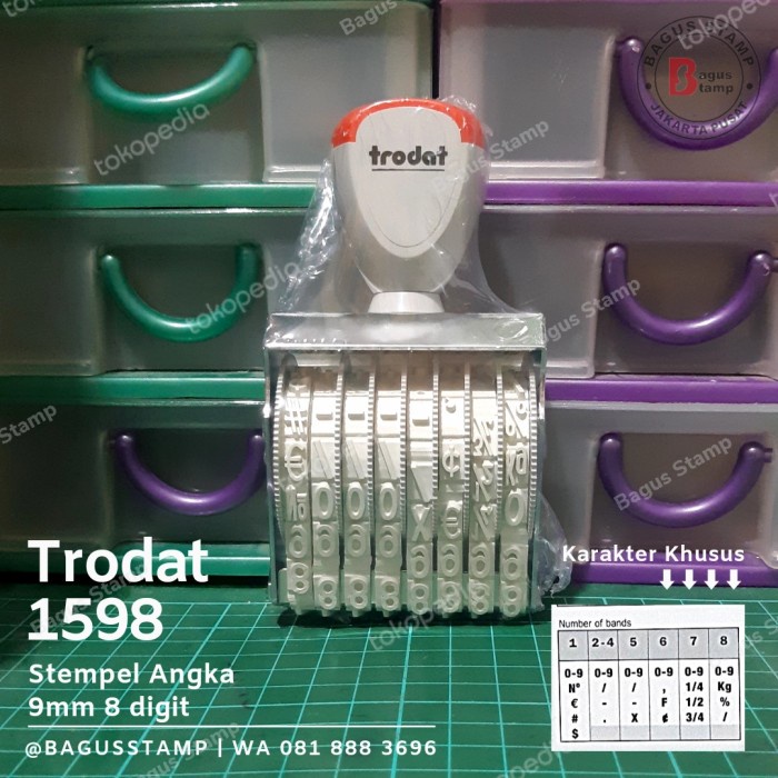 

Unik Stempel Manual Angka 8 Digit 9Mm Trodat 1598 Murah