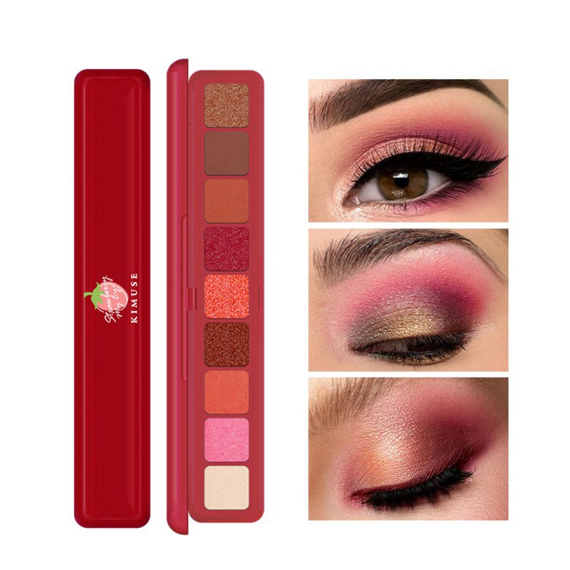 (READY &amp; ORI) Kimuse Eyeshadow Palette Peach / Cherry / Strawberry 330 331 332