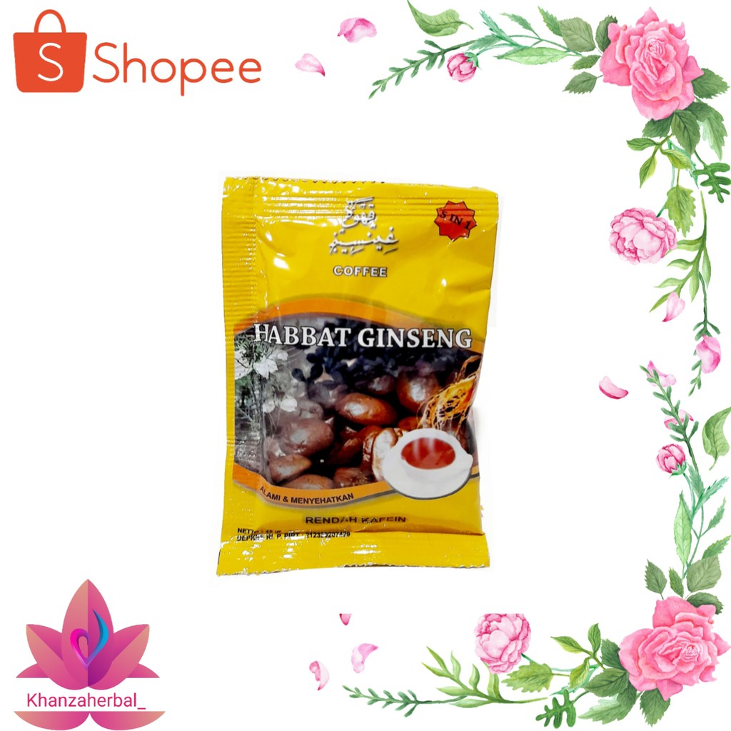 

Kopi Herbal - Habbat Ginseng Coffee 5 in 1 - Minuman Kesehatan- SACHET