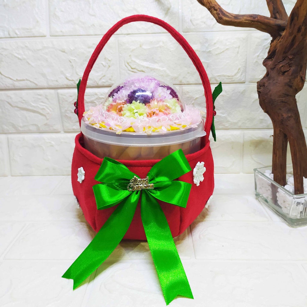 Candy Bag - Keranjang Toples Serbaguna, Hampers, Hadiah, ACC NATAL