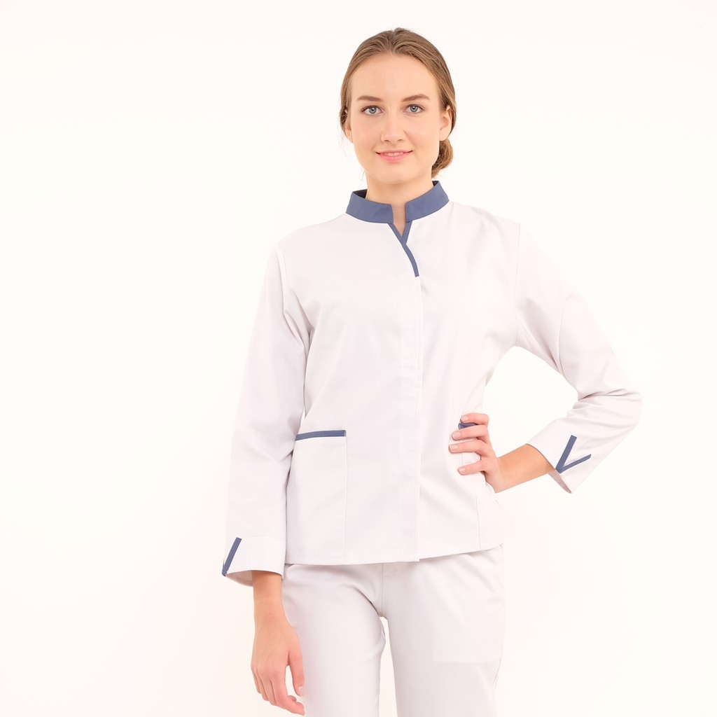 Seragam Baju Suster Hijab - JANICA ( long sleeve )
