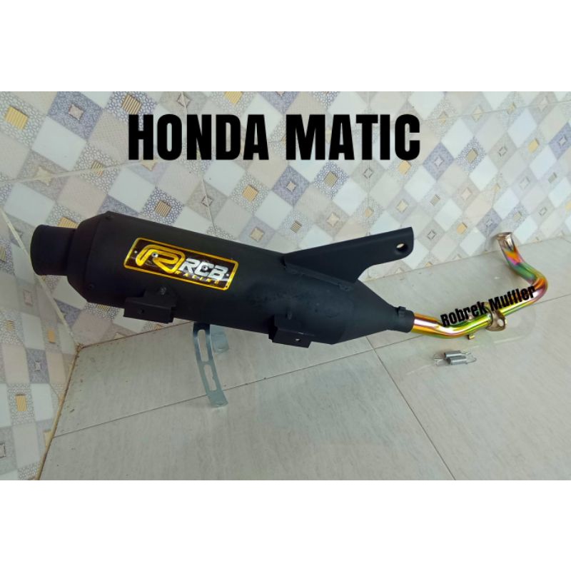 KNALPOT TSUKIGI RCB BAS PADET MOTOR BEAT KARBU FI POP STREET DELUX GENIO SCOOPY VARIO 110 125 150 LE