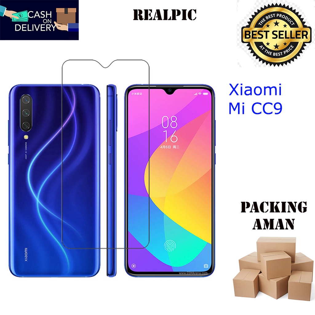 Tempered Glass Xiaomi Mi CC9 Screen Protector Anti Gores