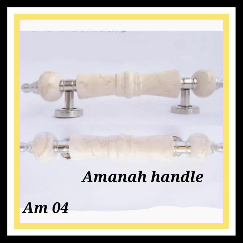 Handle pintu marmer - Tarikan pintu rumah 32cm pita - Gagang pintu rumah stainless marmer