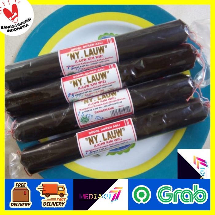 

Dodol Manis Legit Rasa Durian 200Gr Ny Lauw / Halal / Fresh Food
