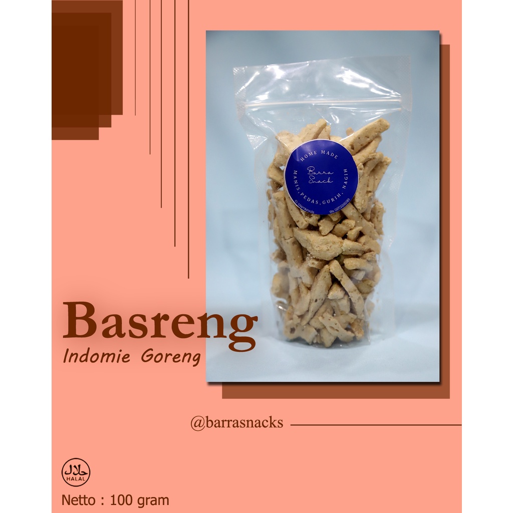 

Basreng Indomie Goreng Barra Snack *100gram