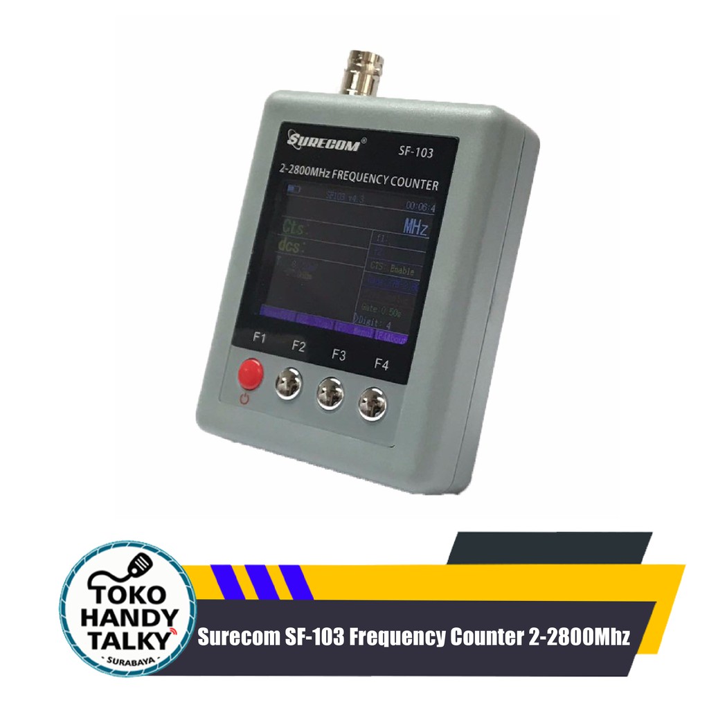 SURECOM SF-103 FREQUENCY COUNTER 2-2800MHZ NEW