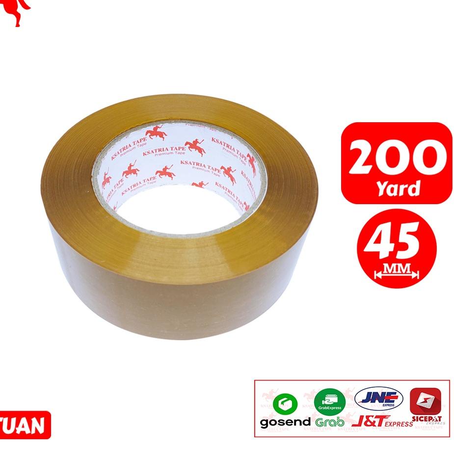 

⚡GROSIR⚡Lakban OPP Tape / Lakban Coklat KSATRIA Tape 200 Yard