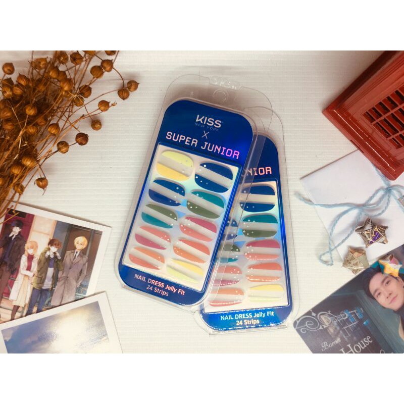 [READY] KNY Kiss New York x Super Junior Jelly Fit Mr. Simple (Misim) Nail Stickers