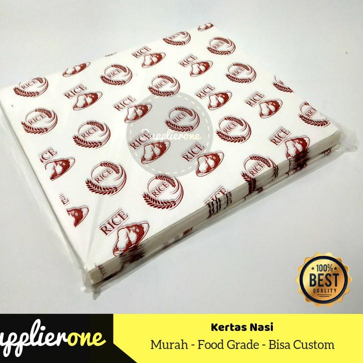 

Baru - Kertas Nasi, Kertas Pembungkus Nasi, Kertas Nasi KFC, Wadah Nasi , Kertas Wrapping Nasi ,.
