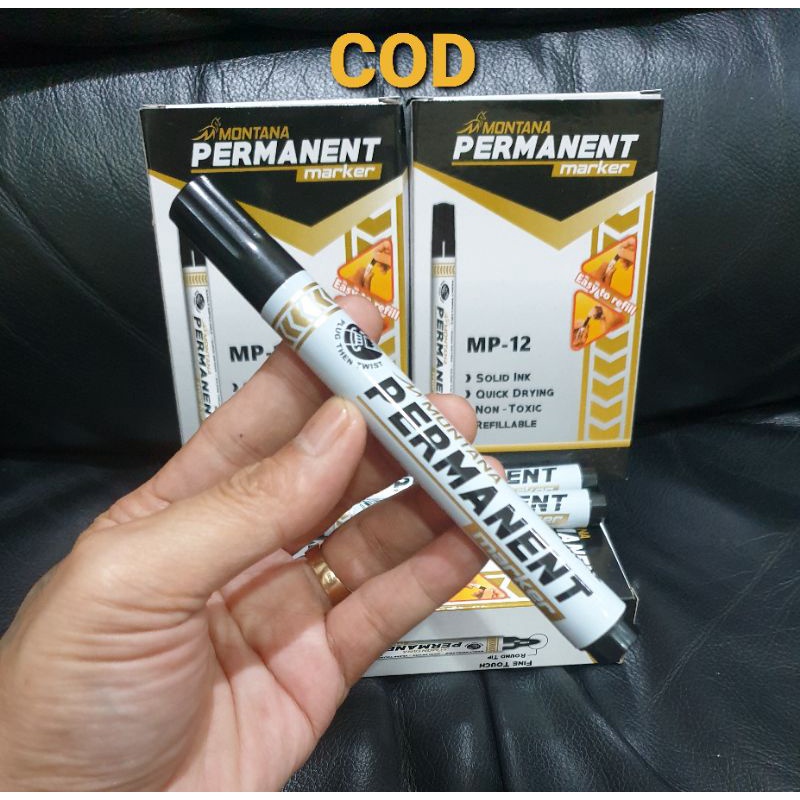 

SPIDOL HITAM PERMANEN MONTANA MP12 BISA ISI ULANG