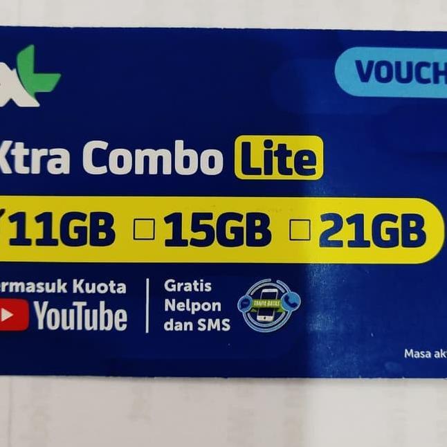 ✴ Fisik XL 11gb Xtra Combo Lite ✰