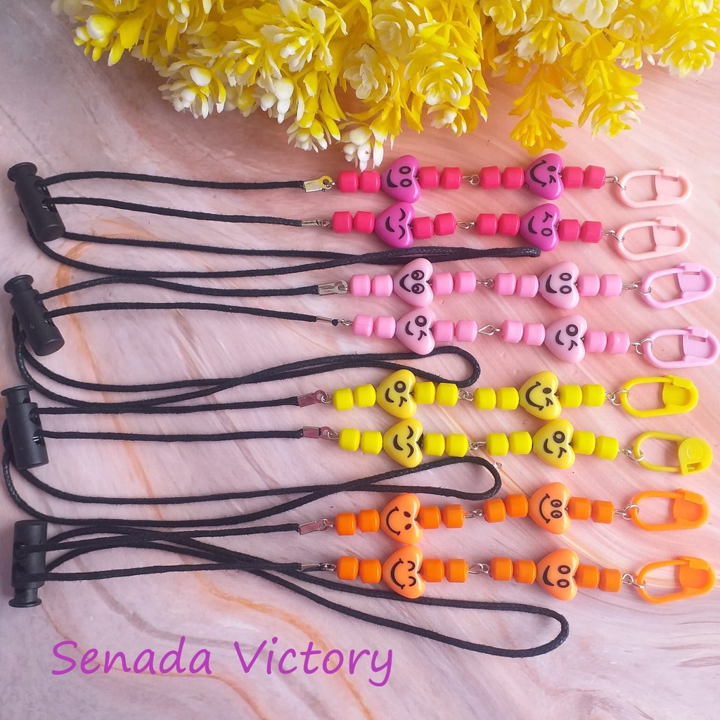 Senada Victory Kalung Masker/Strap Mask 2 in 1 Adjustable Konektor Hijab Karakter SKM09