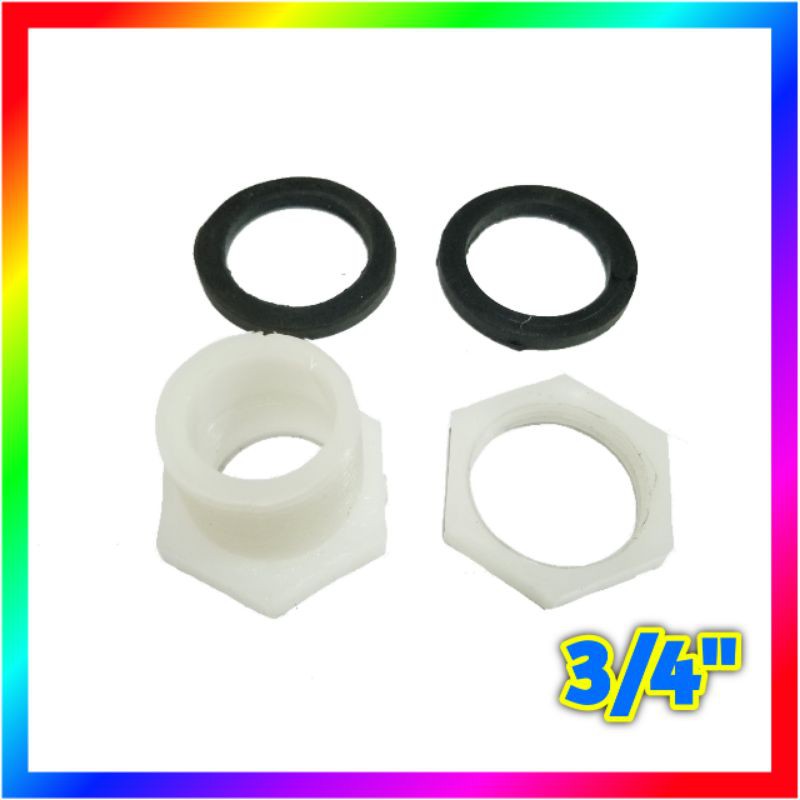 MUR TANGKI TOREN 3/4 INCI PVC VLOK RING