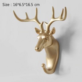 Gantungan Dinding Wall Hanging Hook Model Antlers Head