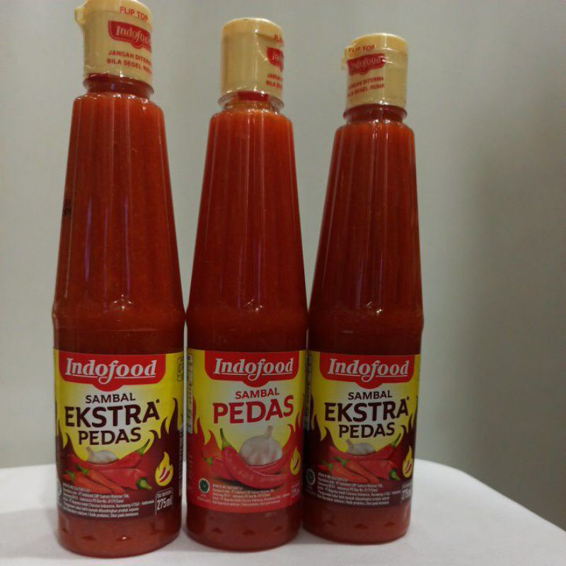 Jual Saos Sambal Indofood Pedas Extra Pedas 275ml Shopee Indonesia