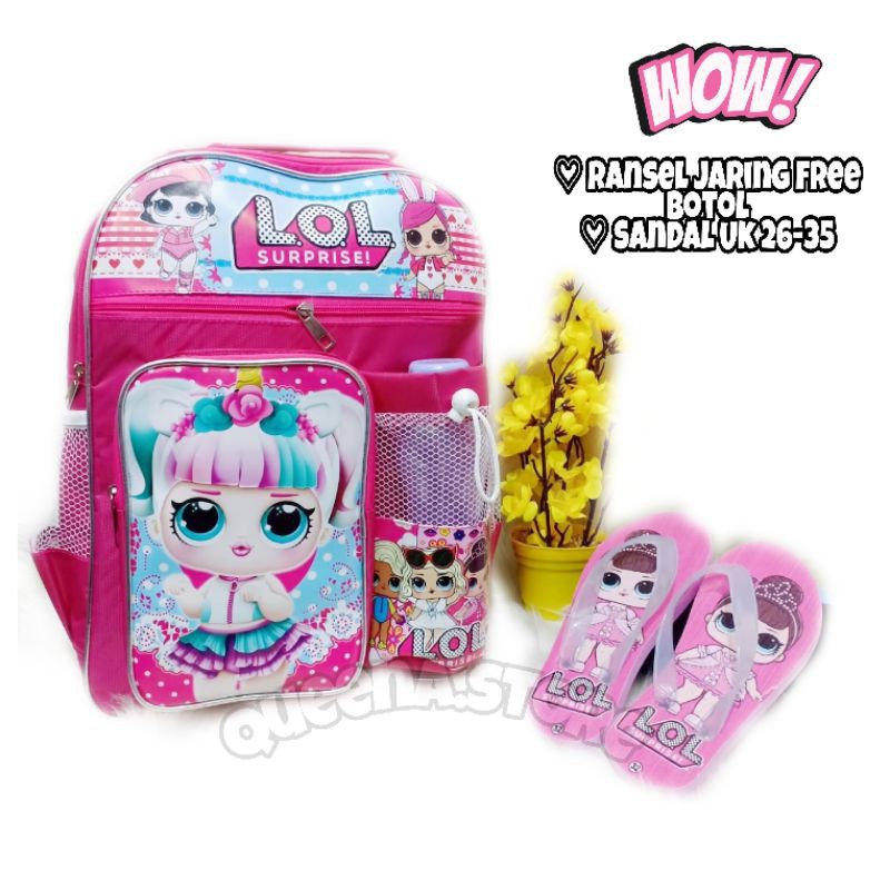 Tas Anak Perempuan LOL ,Tas Ransel Anak Perempuan Tas sekolah Anak
