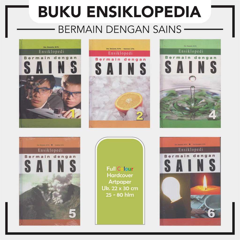PROMO BUKU ENSIKLOPEDIA ANAK OBRAL MURAH CUCI GUDANG 10000 ENSIKLOPEDI SAINS 1-6