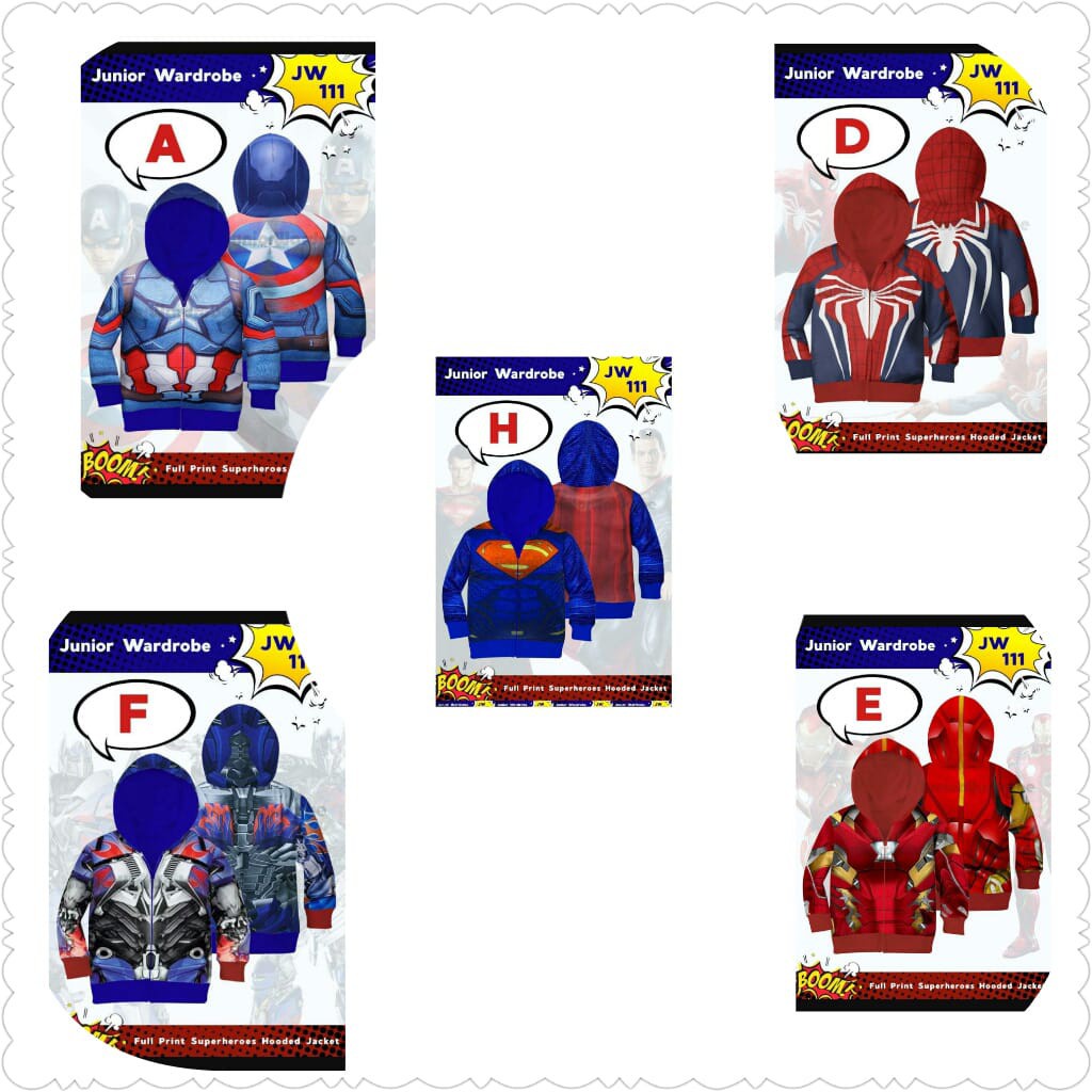 Jaket Anak Laki Import JW (2-13thn)