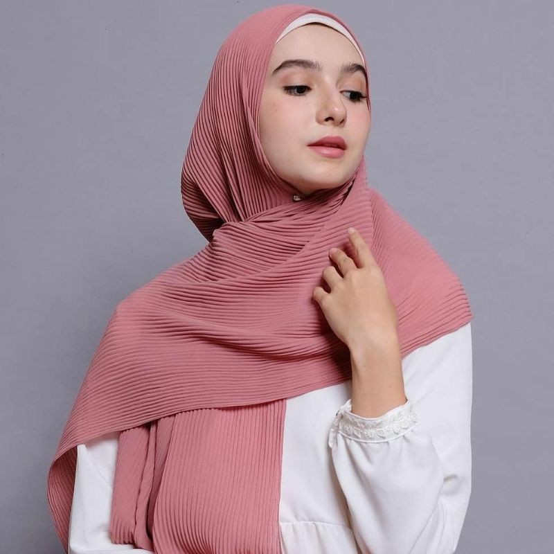 (PREMIUM) pashmina PLISKET ceruty babydoll /PLEATED SHAWL