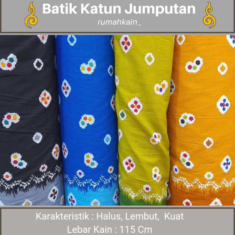 Batik Katun Jumputan/Batik Jumputan/Batik Katun