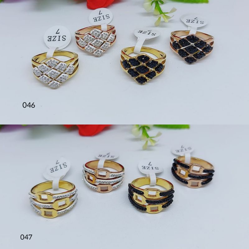 Cincin titanium permata terbaru 046.047