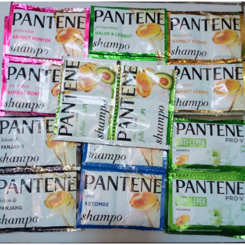 Shampo Pantene 10 ml dan Kondisioner sachet