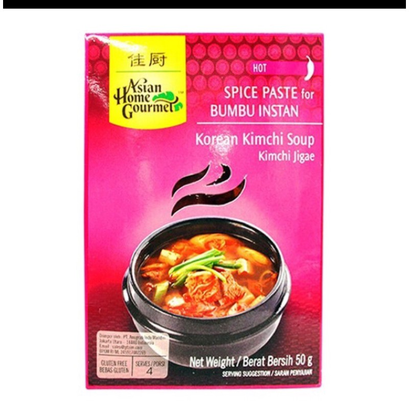 

asian home gourmet kimchi soul bumbu masak instant 50gr