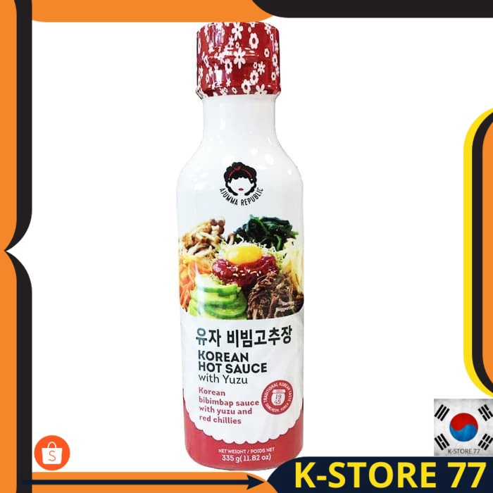 

MAKANAN KOREA/BUMBU KOREA/SAUS KOREA AJUMMA REPUBLIC KOREAN BIBIMBAB HOT SAUCE- SAUS BIBIMBAB 335 GR