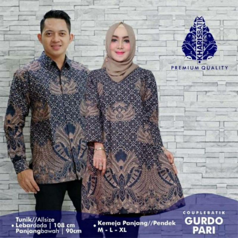 Batik Couple Motif Gurdo Pari by Kharis Batik