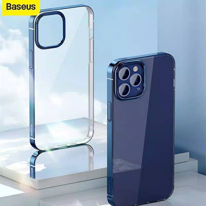 IPHONE 12 MINI Baseus Casing Case Transparan Ultrathin Tipis Premium