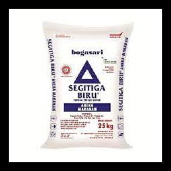 

TERBARUU!! TEPUNG TERIGU SEGITIGA BIRU 25 KG, GOJEK OR GRAB ONLY COD