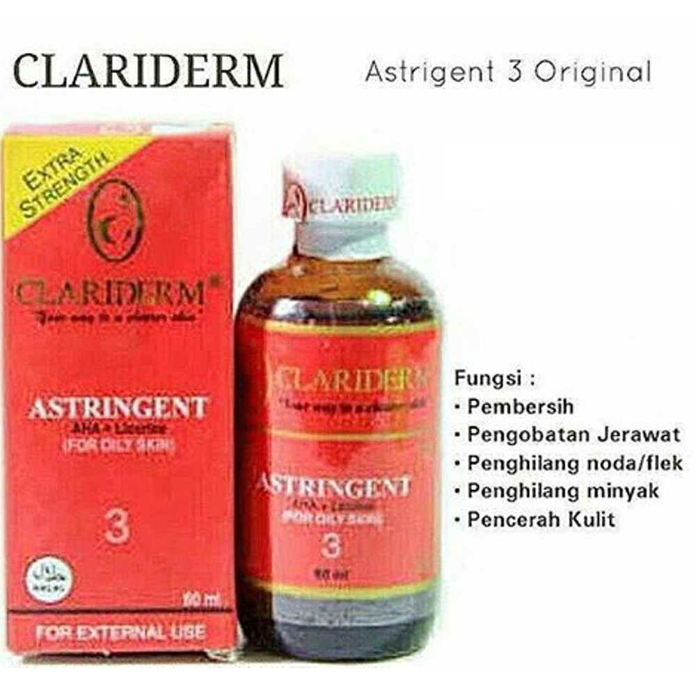 Toner Clariderm Astringent
