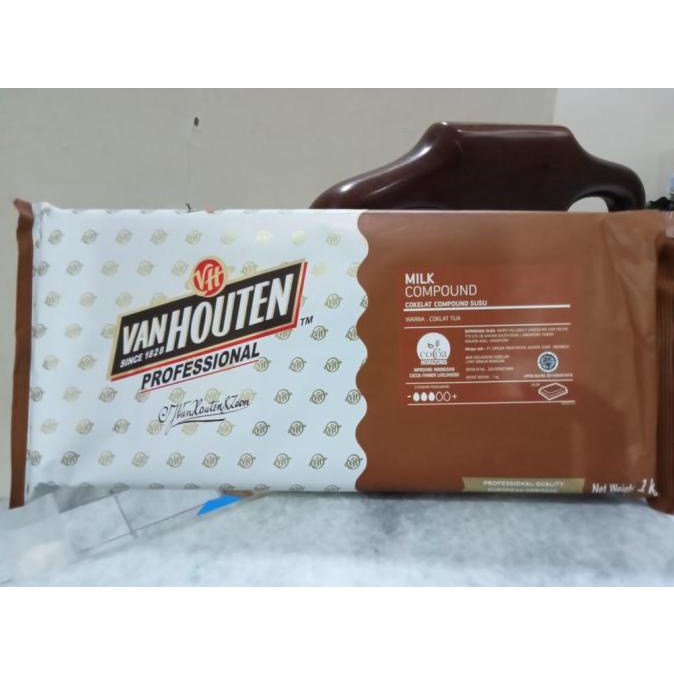 

Van Houten Milk Compound 1 KG Coklat Susu Compound Chocolate