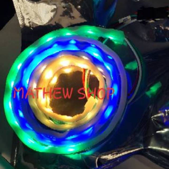 Lampu LED Bagasi RGB 150Cm Pelangi 24V / Lampu LED Belakang Mobil 24V / Lampu LED RGB Pelangi 24V