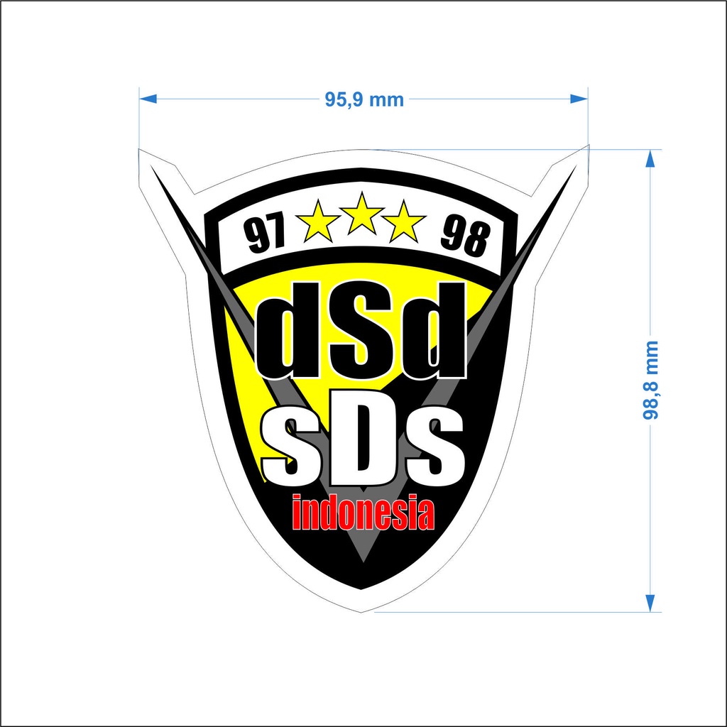 

STIKER VINYL LOGO SDS POLRI (CUTTING KISS)