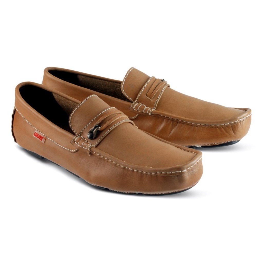 SEPATU MOCCASIN PRIA TAN 39 sd 43 GF4108 GOLFER