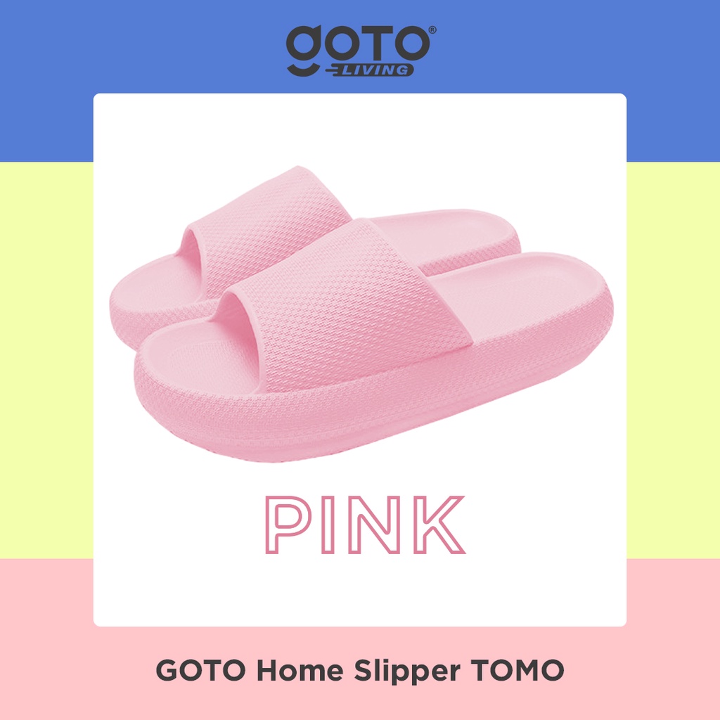 Goto Tomo Sandal Rumah Hotel Sendal Kamar Mandi Empuk Karet Anti Slip-5