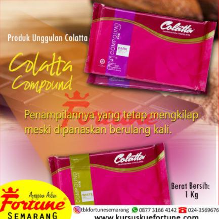 

Ready stock] CHOCOLATE DARK COMPOUND COLATTA 1KG
