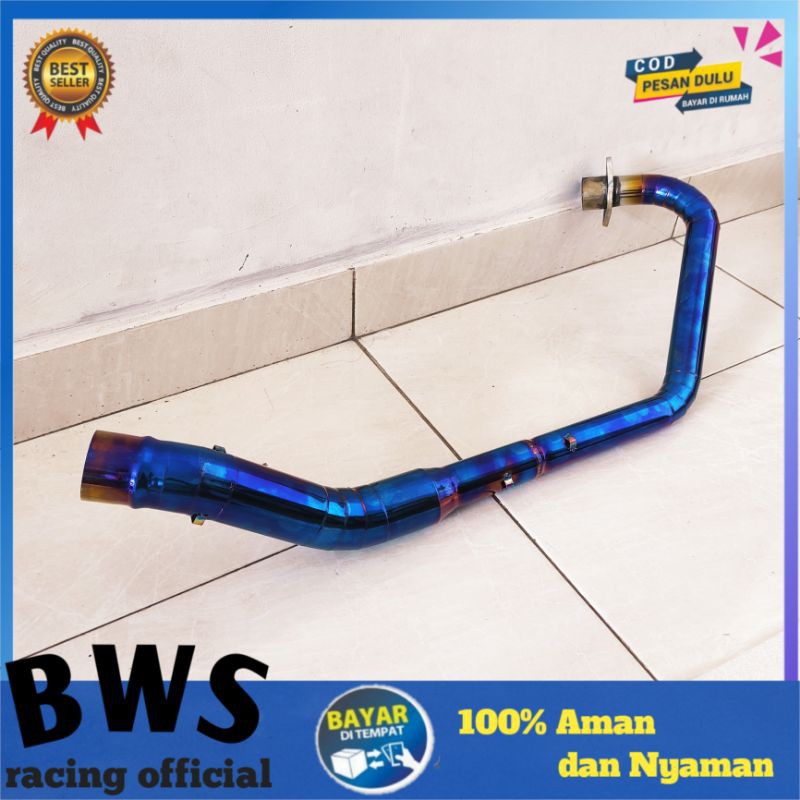 Pipa leher Verza full bluemoon stainless